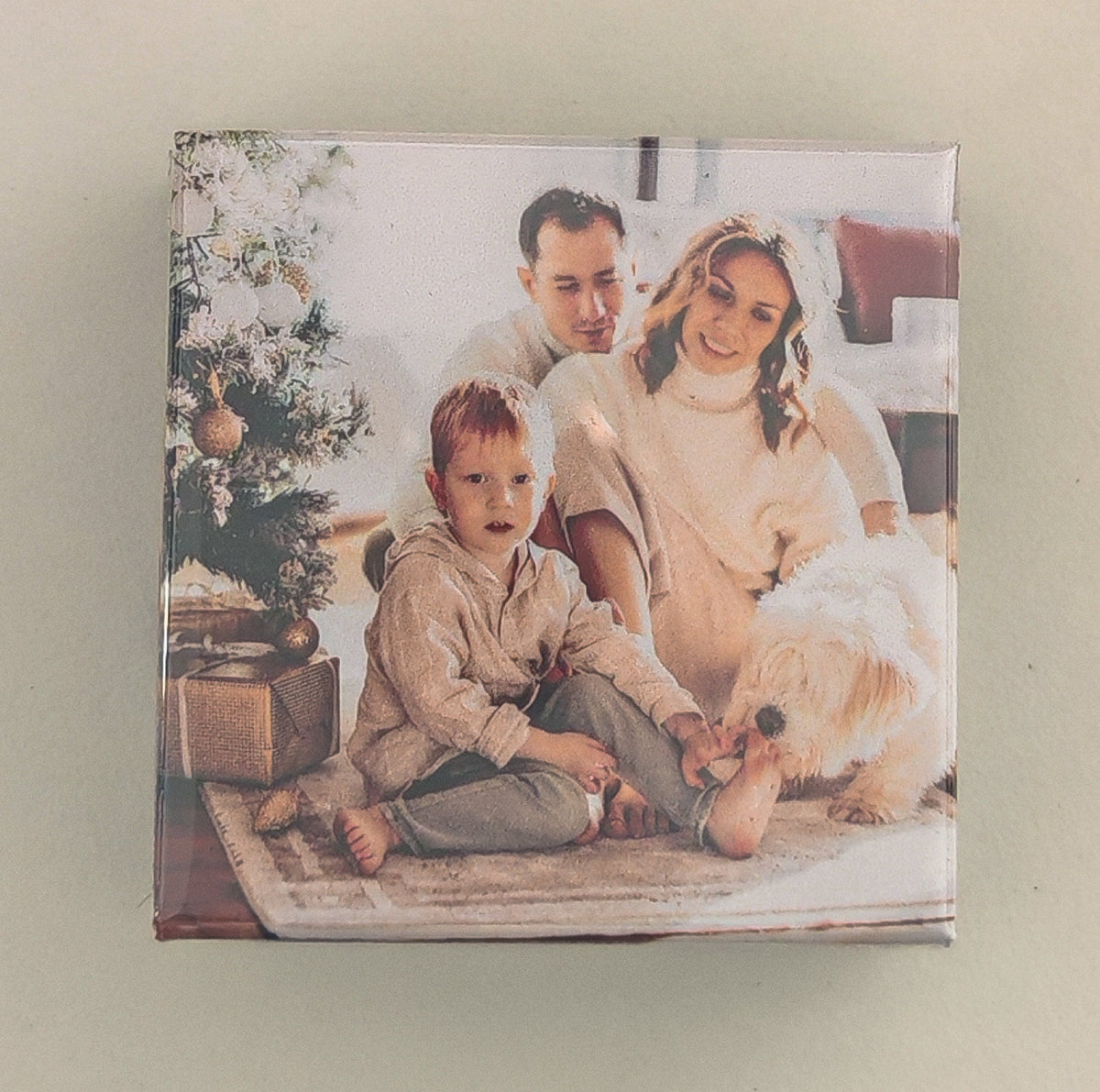 Personalised Photo Fridge Magnet - Custom 50mm Square Magnet